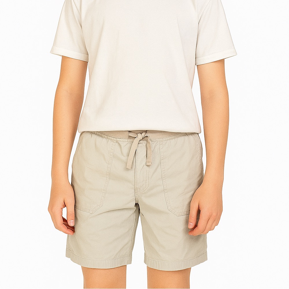 Lands End Kids Beige Khaki Shorts